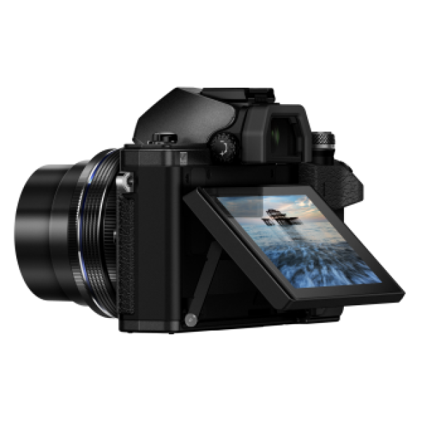 Цифрова системна камера OLYMPUS E-M10 Mark II Pancake Zoom 14-42 KIT Black/Black
